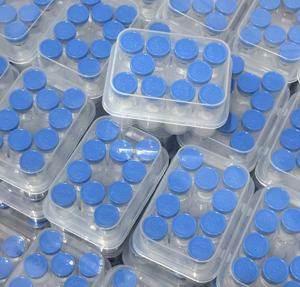Boîte de flacons en plastique transparent 3 ml x 10, lot de 5 flacons, étui portable pour poudre cosmétique - Product Image 3