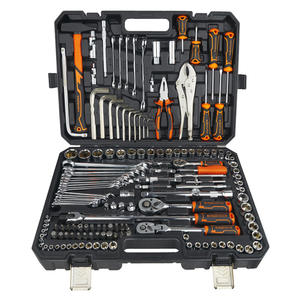 Kit d'outils de réparation automobile Kingqueen de 150 pièces, jeu de clés à douille de 1/2 pouce avec étui, acier au chrome-vanadium - Product Image 1
