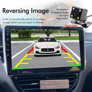 Autoradio Android 13 avec commande vocale IA, 128 Go, GPS pour Peugeot 2008 208 Série 2012-2018, Lecteur multimédia vidéo, CarPlay, Navigation, Stéréo - Product Image 2