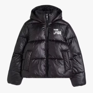 Veste matelassée légère imperméable à capuche pour homme, taille plus, fermeture éclair courte, pliable, en <span class=keywords><strong>duvet</strong></span> de plumes - Product Image 1