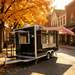 Europe Standard <b>BBQ</b> Premium Burger Food Truck VIN Certified Grill Trailer - Product Image 1