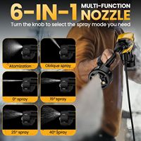 Nettoyeur de voiture sans fil Dewalt 20v portable à main avec moteur sans balais, buse 6 en 1, 3 niveaux, pour voiture/jardin/clôture/mur, nettoyage de voiture