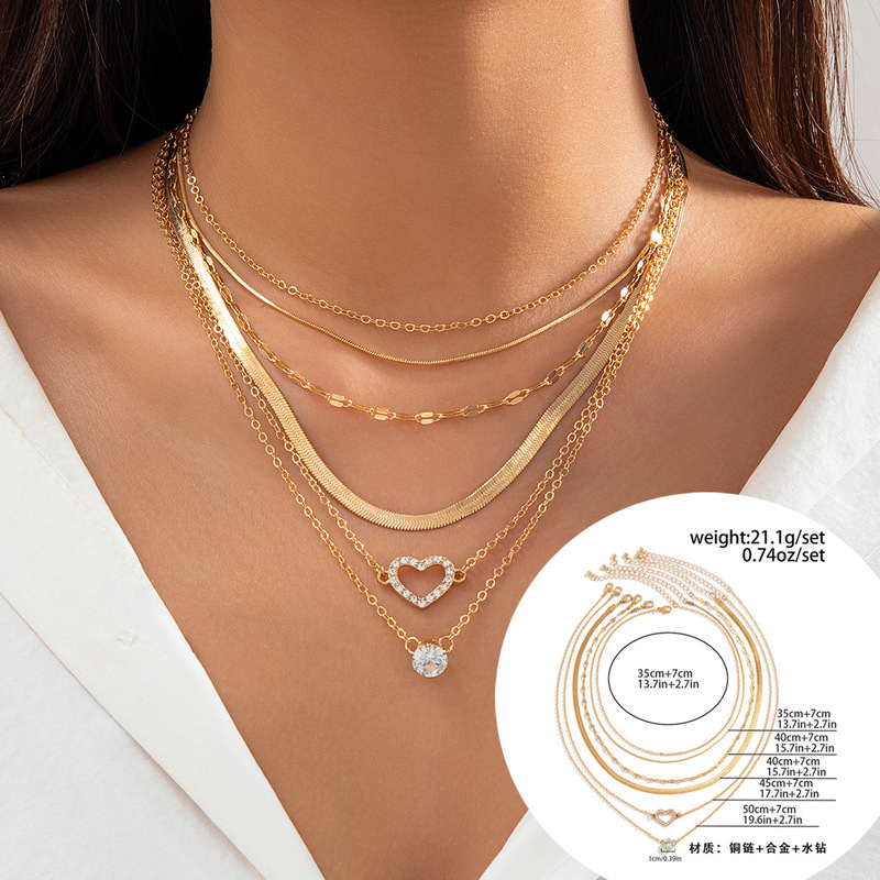 XL388 Gold Plated Stainless Steel Necklace