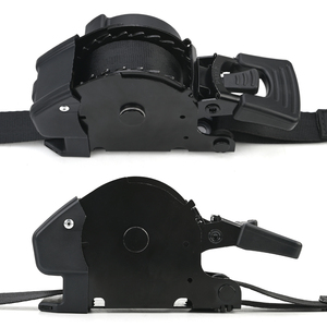 Sangles à cliquet rétractables de 1760 lb, 1 po x 15 pi, sangles d'arrimage avec crochets en <span class=keywords><strong>S</strong></span> - Product Image 4