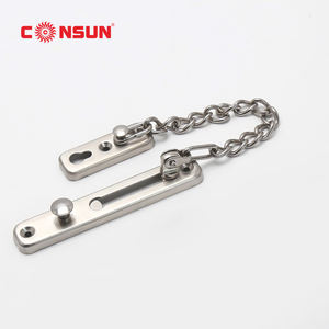Chaîne de porte antivol en acier inoxydable, sécurité de haute qualité, 10 pièces, D004S - Product Image 2