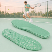Semelles intérieures en mousse à mémoire de forme PU, absorbant l'humidité et respirantes, pour baskets, mocassins et bottes de travail