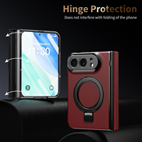 Étui pour iPhone Duo en cuir et polycarbonate avec support magnétique, livré avec protection d'écran HD pour iPhone