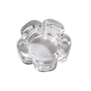 Vaso Profesional de Vidrio Sólido para Lavar Pinceles de Uñas, para Salones de Belleza, con Diseño de Pétalos de Estrella - Product Image 5