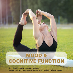 Private Label <b>Vitamin</b> B12 <b>Liquid</b> Drops with <b>Vitamin</b> D3 Support Cell Function Promote Nervous System Health Drops - Product Image 3