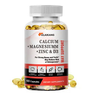 ओएम/ओडम स्वास्थ्य खाद्य पूरक हलाल प्राकृतिक कैल्शियम मैग्नीशियम जिंक विटामिन डी 3 कैप्सूल के साथ विटामिन डी 3 कैप्सूल - Product Image 1