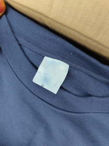 Camiseta de algodón de 100% pulgadas, prenda de vestir de algodón, color negro - Product Image 2