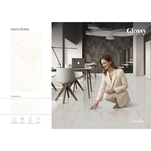 Modern Gray 600x1200mm Acid Resistant Glazed Polished Porcelain Wall Floor Tiles - Product Image 2