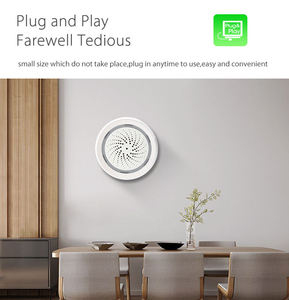 Sirène d'alarme WiFi Tuya Smart Life TY-192, haut-parleur puissant 100 dB, 18 sonneries avec lumière stroboscopique pour système de sécurité domestique - Product Image 5