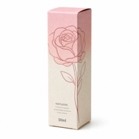Boîte pliante en carton de luxe, emballage élégant pour flacon d'huile essentielle, fabricant de contenants haut de gamme pour crème pour le visage