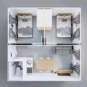 Edificio Modulare Personalizzabile, <span class=keywords><strong>Design</strong></span> di Ufficio Prefabbricato, Casa Container Smontabile e Trasportabile, Casa Container Unica e Pratica - Product Image 4