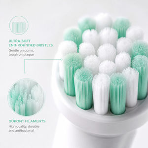 Tête de brosse à dents <span class=keywords><strong>ultra</strong></span> douce à extrémités arrondies, tête de brosse de rechange pour les soins des gencives sensibles - Product Image 1