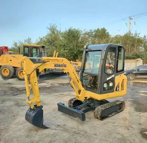 รถขุดขนาดเล็ก Komatsu PC20 มือสอง น้ำหนัก 2 ตัน รถขุดขนาดเล็กแบบมีห้องโดยสาร สำหรับงานก่อสร้างในฟาร์ม - Product Image 2