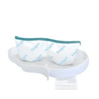 Microwavable naturel cristal verre perle sommeil oreiller pour les yeux humide chaleur Compression masque pour les yeux réutilisable