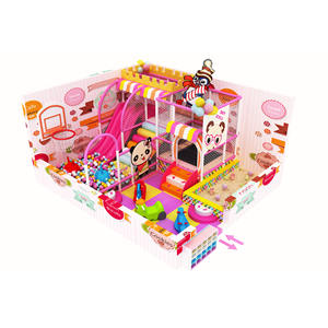 Serie di caramelle parco giochi al coperto a basso costo per bambini, tra cui scivoli piscine a pallina trampolini di sabbia piccoli (dieci quadrati - Product Image 1