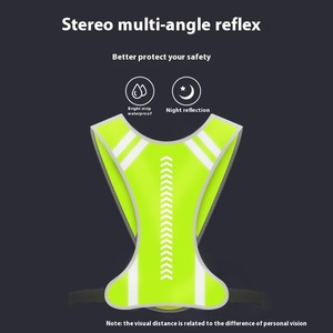 سترة عاكسة ليد فلاش للجري وركوب الدراجات توجيه الطوارئ ملابس السلامة عبر الحدود - Product Image 4
