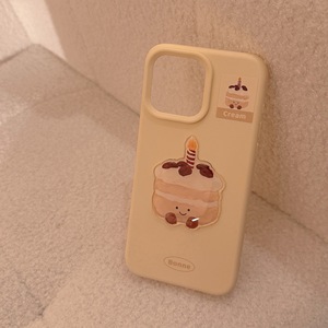 PH880 Ins Cute <span class=keywords><strong>Cake</strong></span> 15Pro Max para <span class=keywords><strong>iPhone</strong></span> 16 Funda para teléfono <span class=keywords><strong>iPhone</strong></span> 14 Adecuado para 13 Milk Whirls 12 3D Soft - Product Image 6