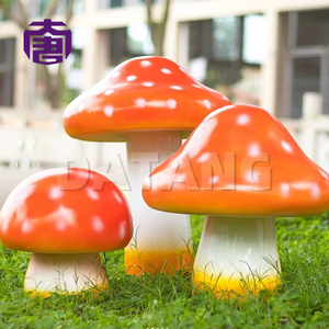 Luz LED 3D con forma de hongo personalizada IP65 para festivales al aire libre, diseño de resina de PVC y fibra de vidrio para iluminación de jardín en Navidad y Diwali. - Product Image 2