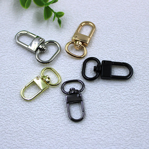 Hợp Kim Sang Trọng Bạc Vàng Kim Loại Xoay Snap Hooks Với Đinh Tán Hình Bầu Dục Eye Bolt Snap <span class=keywords><strong>Hook</strong></span> Túi Phần Cứng Cho Túi Xách Dây Buộc Con Chó Dây Xích - Product Image 6