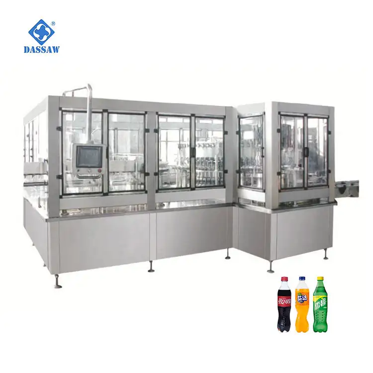 CO2-Contained bebidas de refrigeração de bebidas de refrigerante, máquina de enchimento de coquetéis uísque 3 em 1