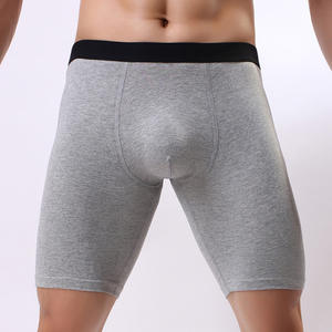 Vente en gros 2021 Nouveau design Hommes 9 "Long Coton doux Boxer <span class=keywords><strong>Slip</strong></span> Sous-vêtements Sous-vêtements personnalisés QUM21047 - Product Image 2