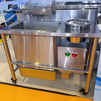 Table de panure automatique pour poulet Henny Penny KFC avec couvercle