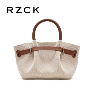 RZCK Monederos y bolsos de mano para mujer de cuero PU suave con contraste de color, bolso de mano femenino, bolso de hombro para mujeres jóvenes y niñas, bolso de mano para uso diario - Product Image 5