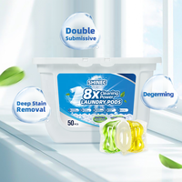 Capsules de Lessive Liquide Jetables De Luxe 10g, Lot de 30, Avec Protection des Couleurs, Détachant, Lavage du Linge, Fonctionnalités Condensées