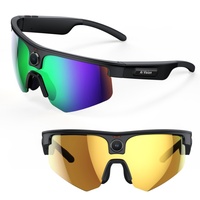 Lunettes Intelligentes IA Q2 à Succès Commercial avec Caméra 8MP, Vidéo 1200P, Traduction IA en Temps Réel, Appel BT, Lecture Audio et Prise de Vue Mains Libres