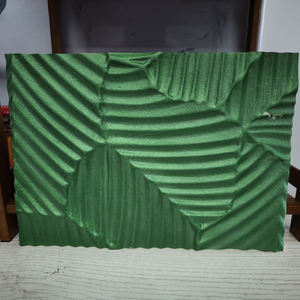 แผ่นหินเคลือบลายใบกล้วยสีเขียวอ่อนยืดหยุ่นทันสมัยสำหรับโรงแรม - Product Image 2