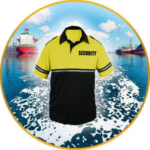 Wholesale Hi-Visibility Security Polo Shirt Customized Plus Sizes for Summer Use by <b>Guards</b> - Product Image 3