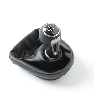 Car <b>Gear</b> <b>Knob</b> Leather 5 6 Speed Ergonomic For Seat - Product Image 2