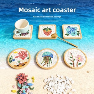 Posavasos de Mosaico Grandes Hechos a Mano, Material para Manualidades Infantiles, Adhesivos Creativos para Vidrio, Regalo para Adultos - Product Image 3