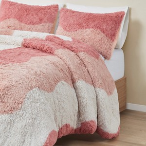 Eco-friendly <strong>Bedding</strong> Sets Thick Protective Warm Winter Bed Sheets Twin/Twin XL/queen/king <strong>Ombre</strong> Shaggy Faux Fur Comforter Set - Product Image 5
