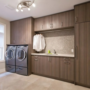 <span class=keywords><strong>Mobile</strong></span> Contenitore per Lavanderia Personalizzato di Fabbrica <span class=keywords><strong>con</strong></span> Lavabo Grigio Chiaro Stile Shaker <span class=keywords><strong>Mobile</strong></span> Moderno per <span class=keywords><strong>Bagno</strong></span> e Lavanderia - Product Image 6