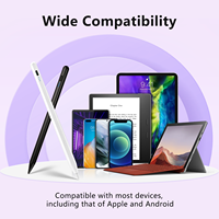 Stylet pour écran capacitif tablette tactile stylet magnétique actif avec indicateur de travail LED pour Android iPad