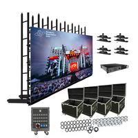 Écran LED publicitaire d'intérieur P2.5 2026, 250x250mm, mur vidéo LED pour usage en église, garantie 2 ans, haute luminosité 7680Hz