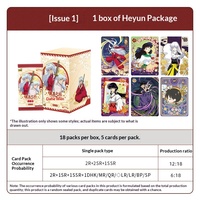 Cartes de collection Kayou Inuyasha Soul Jade Journey, paquets Cloud, cartes officielles d'anime, paquets de cartes périphériques, papier 110x97x168mm