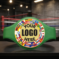 Conjunto de cinturón de campeonato profesional WBC, guantes cómodos y duraderos para boxeo, personalizables para Karate, Jiu-Jitsu, Samurai, Taekwondo