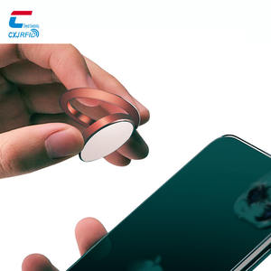 Impression personnalisée en gros d'anneaux de téléphone en époxy haut de gamme, supports de téléphone NFC, supports d'anneaux NFC en métal - Product Image 5