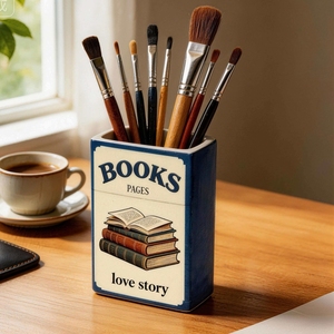Jarrón de Porcelana con Forma de Libro Art Deco con Logotipo Personalizado, Ecológico, Duradero, Económico, el <span class=keywords><strong>Mejor</strong></span> Regalo para Amigos - Product Image 2