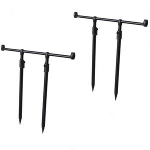 Support de canne à pêche en alliage d'aluminium Topline, pieds réglables, support de canne à pêche pour la carpe, alarme - Product Image 1