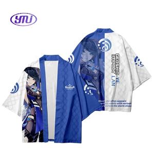 43 estilos Halloween Genshined <span class=keywords><strong>Impact</strong></span> Cloak HuTao <span class=keywords><strong>Klee</strong></span> Furina Neuvillete <span class=keywords><strong>Cosplay</strong></span> Color impresión mujeres hombres Anime dibujos animados ropa - Product Image 4