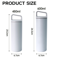 Botella de Agua Deportiva Portátil con Aislamiento Térmico de 12-24 Horas, Certificada por BSCI, de Acero Inoxidable 18/8 304, Libre de BPA, con Tapa Hermética, Ideal para Regalo