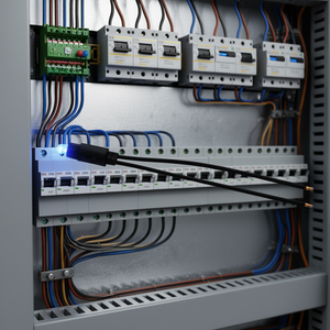 Blue <b>Led</b> Indicator <b>Light</b> Bulb 220V <b>With</b> <b>Wire</b> For Electrical Equipment - Product Image 3