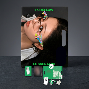 อัลบั้มเล็ก LE SSERAFIM PUREFLOW ตอนที่ 1 [เวอร์ชั่นฮุย ยุนจิน] โฟโต้บุ๊ค ซีดี โฟโต้การ์ดแบบสุ่ม แท็ก สติ๊กเกอร์ กระดาษแท็ก ปกสมาชิก เคป๊อป - Product Image 3